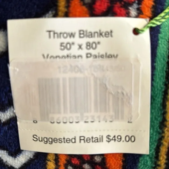 Vera Bradley retired throw NWT - Picture 3 of 3